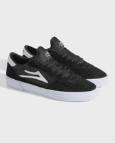 CAMBRIDGE  BLACK/WHITE SUEDE